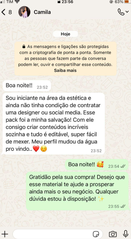 Conversa com Camila - Profissional iniciante que transformou seu perfil